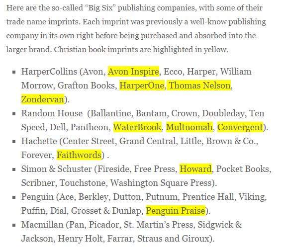 christian publishing