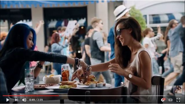 protest as dinner theater