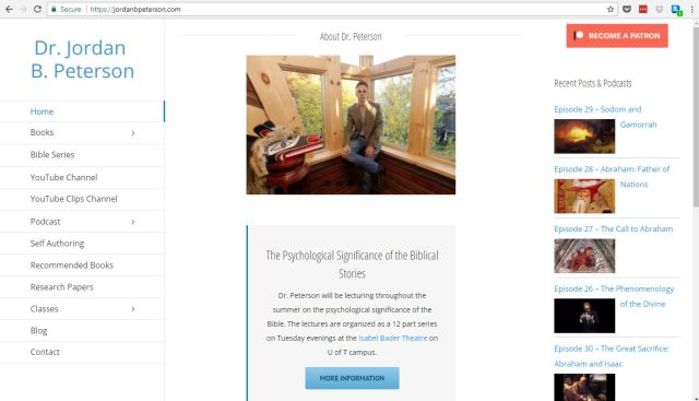 jordan b peterson website