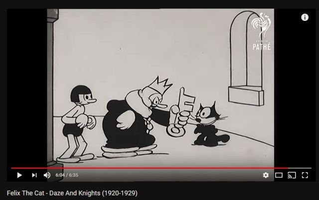 felix given a key by a king