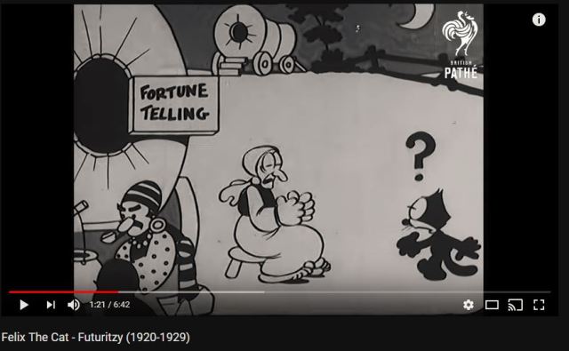 question mark above felix