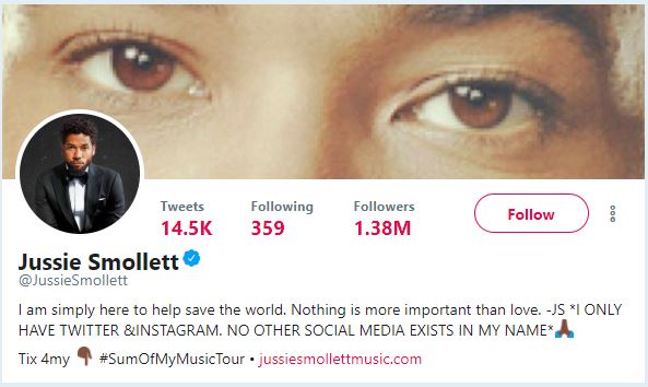 jussie smollett just trying to save the world