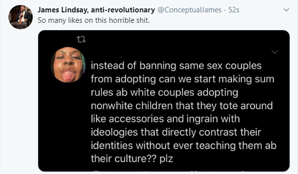banning whites adopting children of color tweet