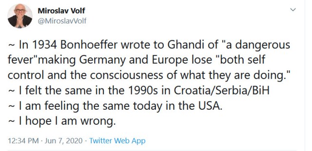 volf tweet berlin bosnea usa